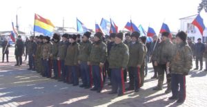 Казаки в Волгоградской области поддержали российских военных автопробегами