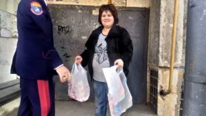 Режим самоизоляции поддерживается волгоградскими казаками.