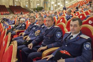 Первый отчетный Большой круг Всероссийского казачьего общества прошел в Москве в Храме Христа Спасителя.
