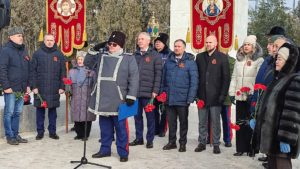 В Волгограде на «Острове Людникова»  провели митинг памяти, посвященный 80-й годовщине разгрома советскими войсками немецко-фашистских войск в Сталинградской битве