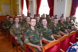 Торжественное награждение казаков за активное участие в подготовке и проведении военного парада на Красной площади в г. Москве