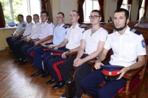 Торжественное награждение казаков за активное участие в подготовке и проведении военного парада на Красной площади в г. Москве
