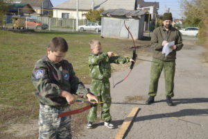 Военно-спортивная казачья игра «Достойные потомки славных казаков».
