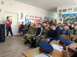 15 октября 2025 года на базе МКОУ «Захаровская средняя школа» Чернышковского муниципального района Волгоградской области состоялись военно-спортивные казачьи игры «Достойные потомки славных казаков»